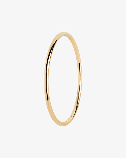 Maria Black Circle Rock 40 Charm in gold-plated sterling silver