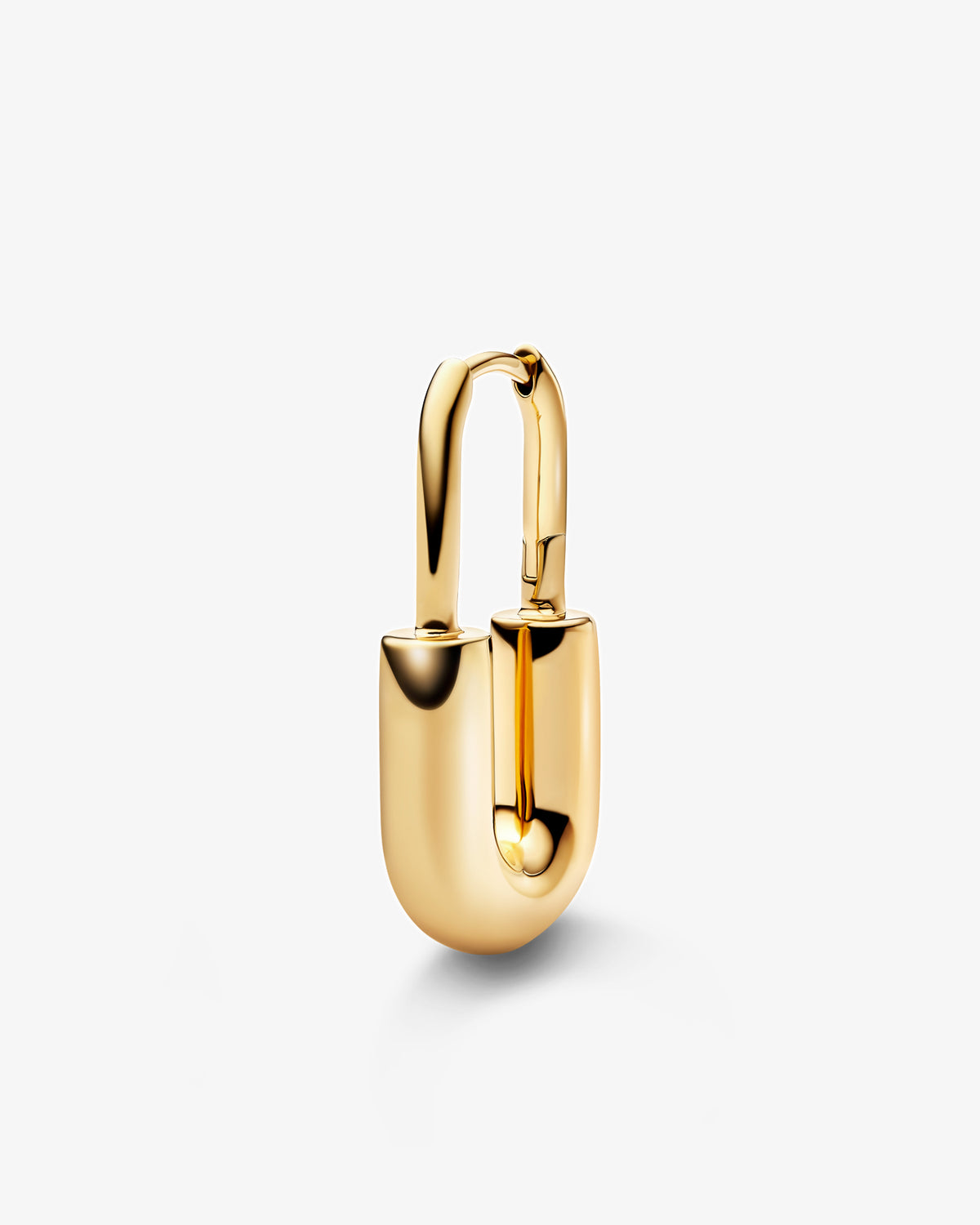 Maria Black Alte Schoenhauser Single Earring in gold-plated sterling silver, angled view