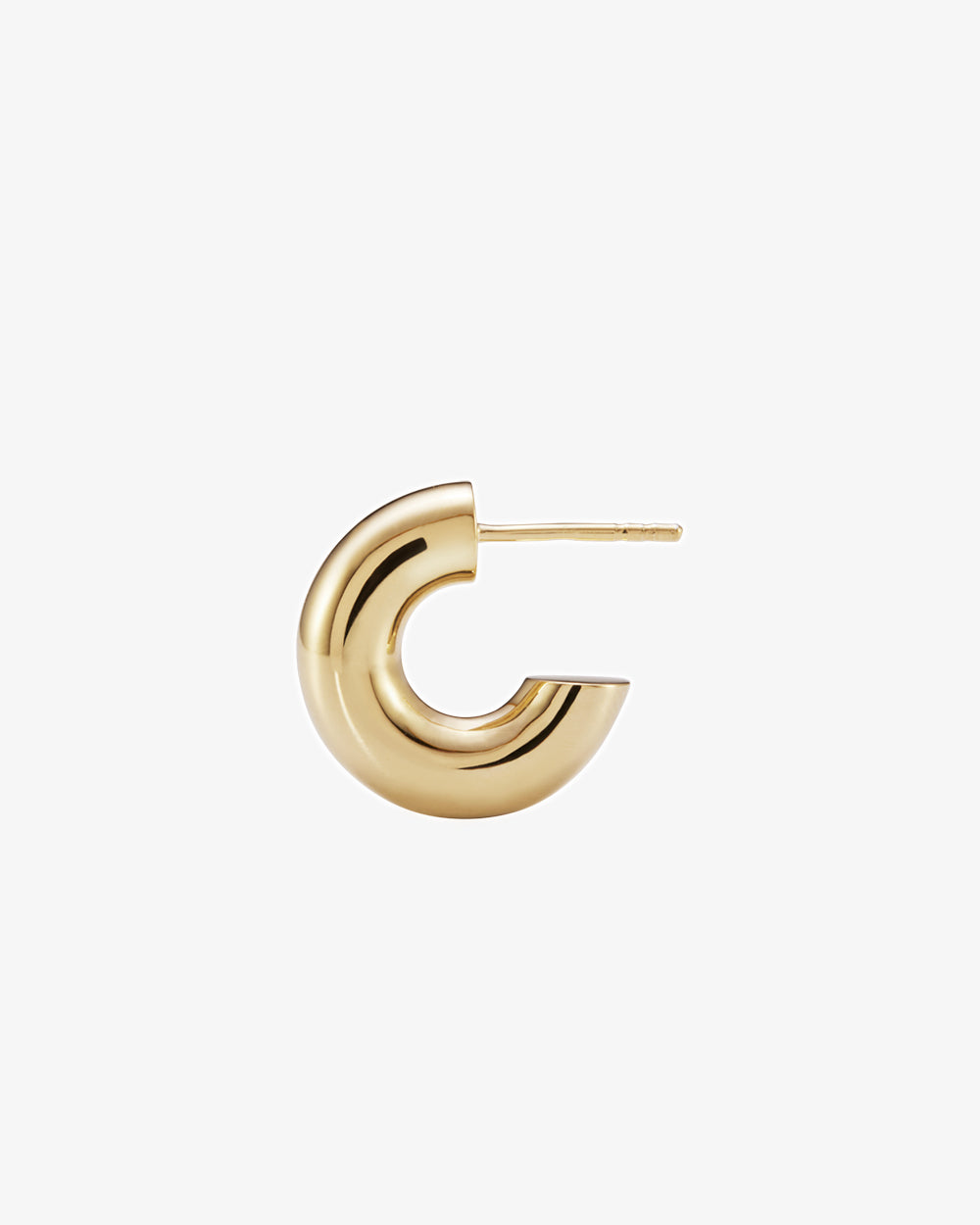 Maria Black Tempelhofer Hoop Single Earring in gold-plated sterling silver
