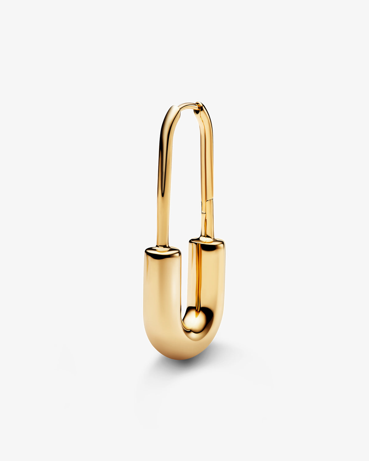 Maria Black Grosse Schoenhauser Single Earring in gold-plated sterling silver, angled view