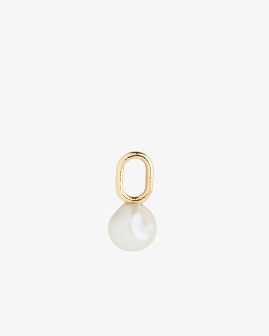 Maria Black Cielo Pearl Charm in gold-plated sterling silver