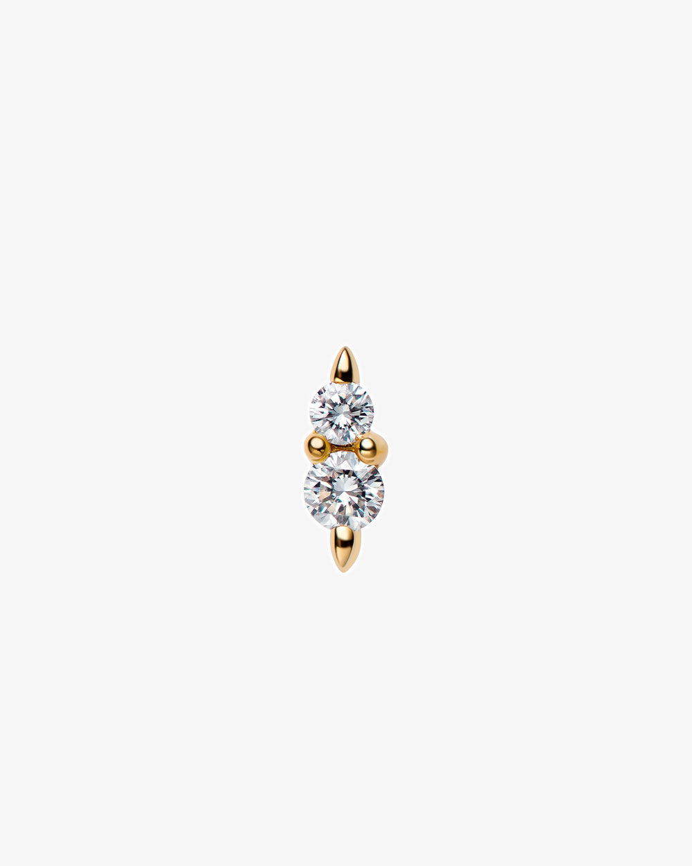 Maria Black Fine 14K Gold Hazy Gleam Lab Grown Diamond Stud Single Earring