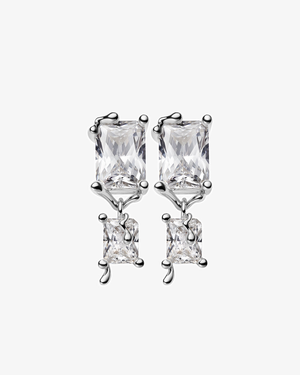 Maria Black Roppongi Drop Earrings in 925 sterling silver, alternate view