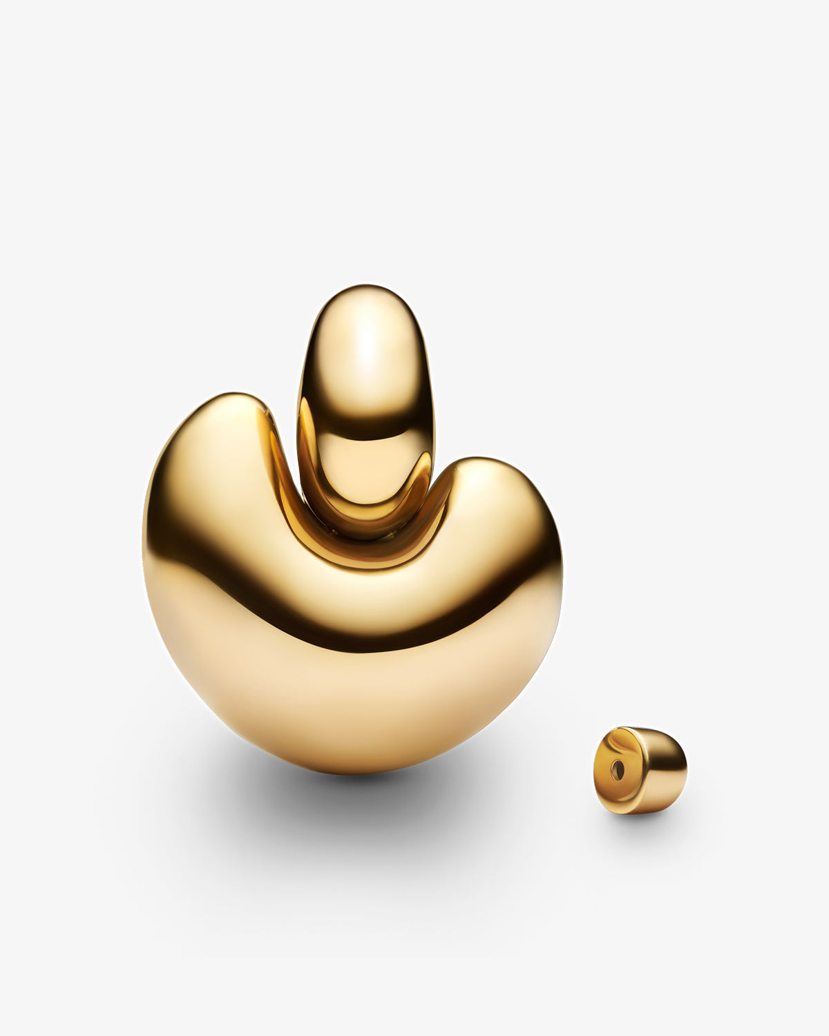 Maria Black Tryvann Single Earring in gold-plated sterling silver