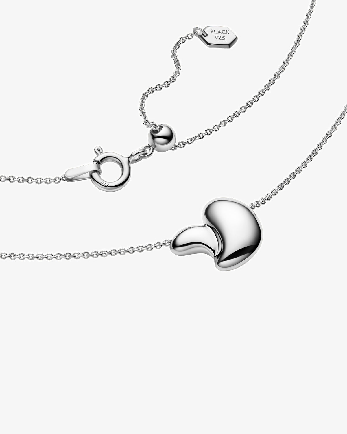 Maria Black Sagene Necklace in 925 sterling silver, detail