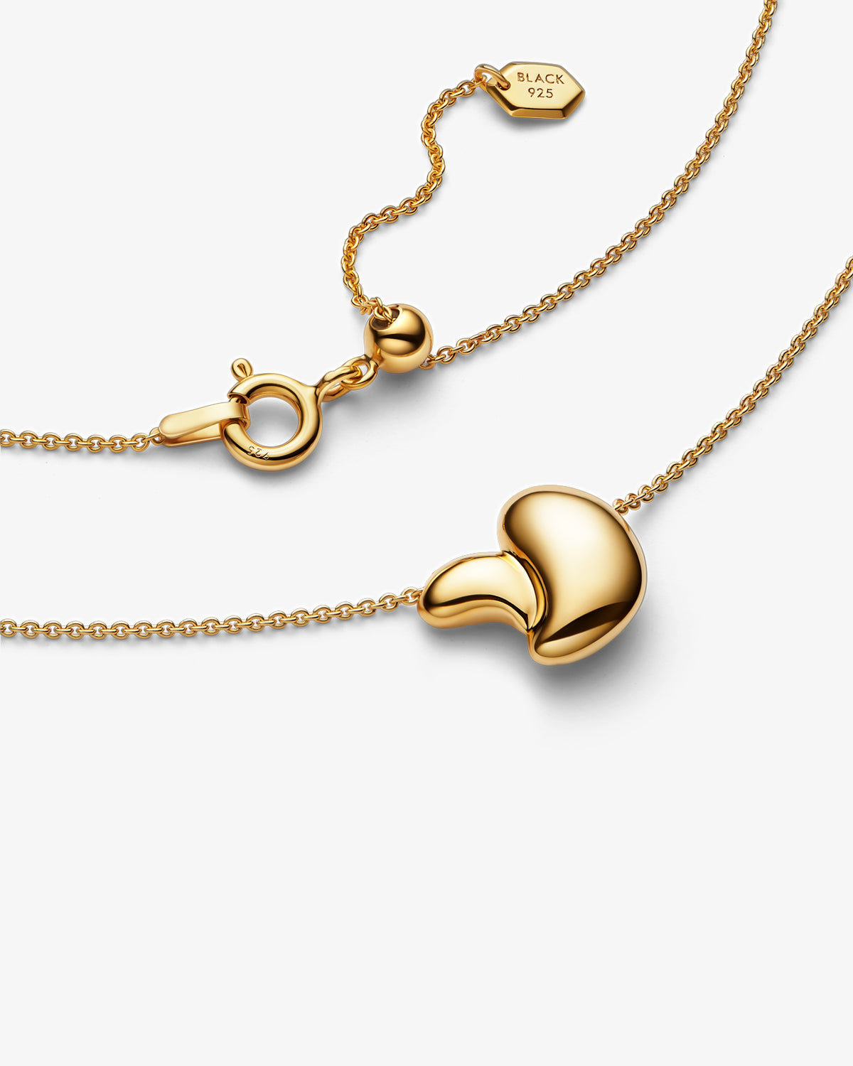 Maria Black Sagene Necklace in gold-plated sterling silver, detail