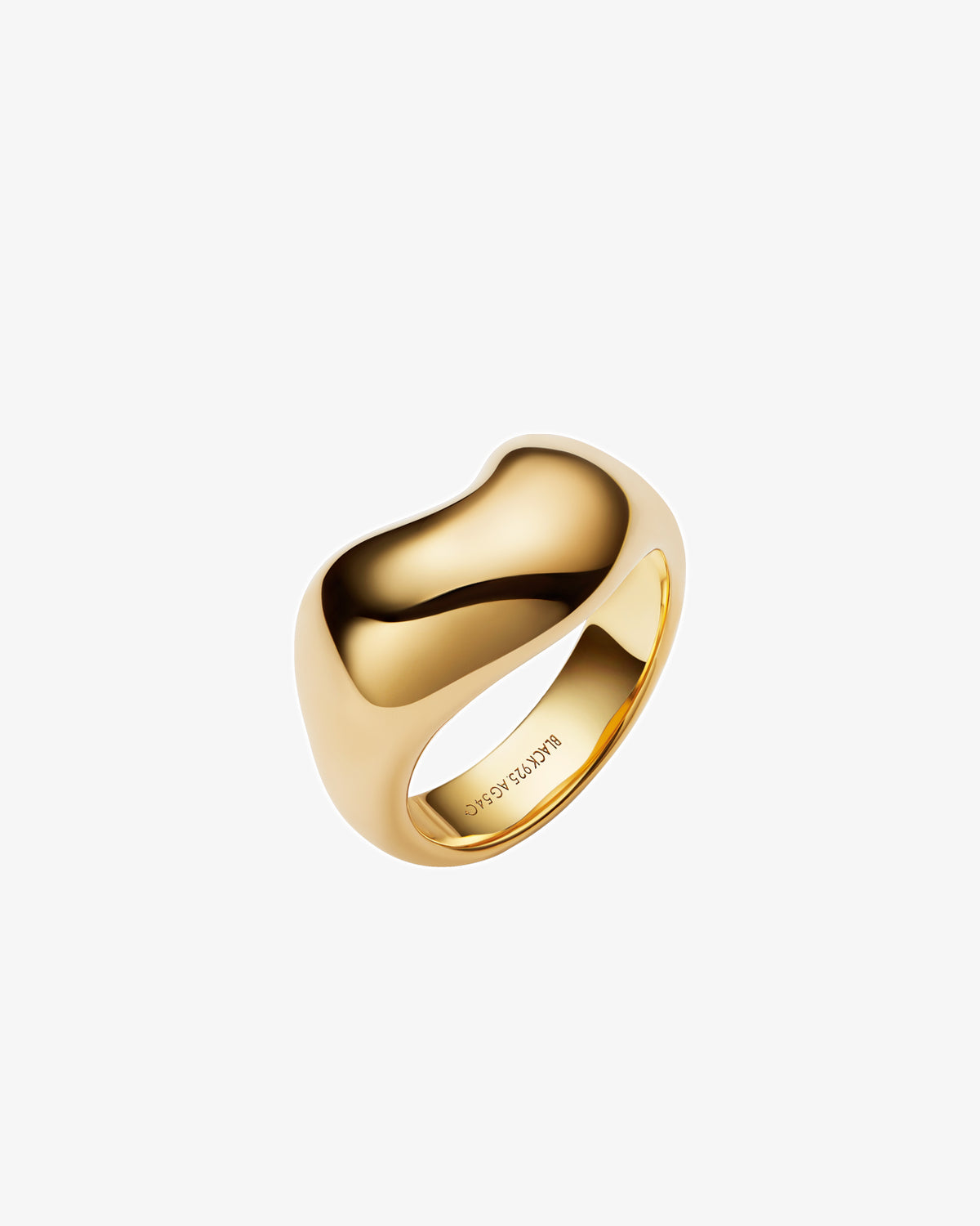 Maria Black Tryvann Ring in gold-plated sterling silver