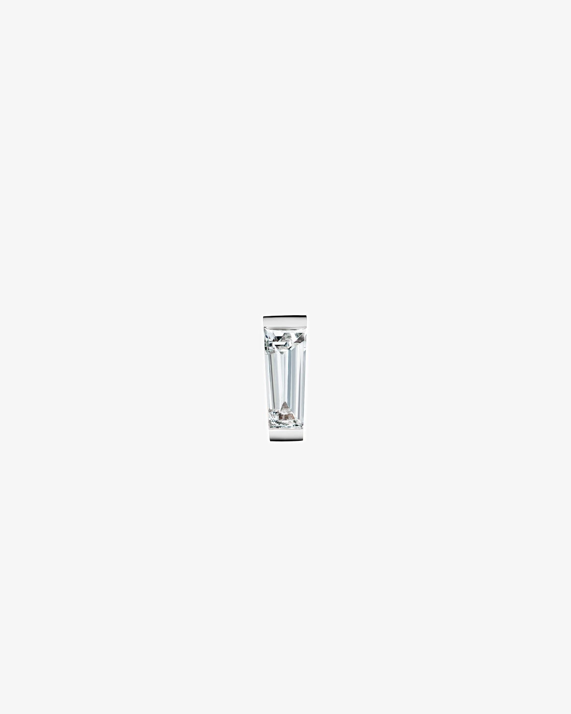 Maria Black Fine 14K White Gold Modular Lab Grown Diamond Stud Single Earring