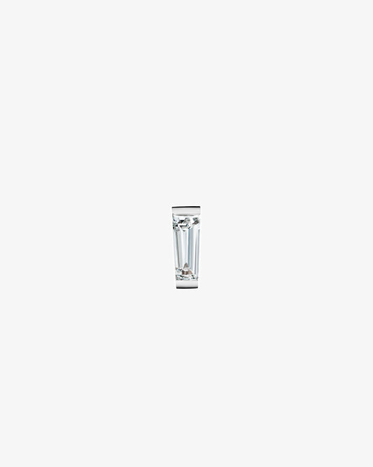 Maria Black Fine 14K White Gold Modular Lab Grown Diamond Stud Single Earring