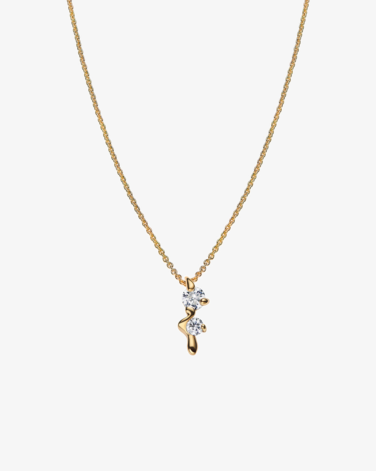 Maria Black Arctic Necklace in gold-plated sterling silver