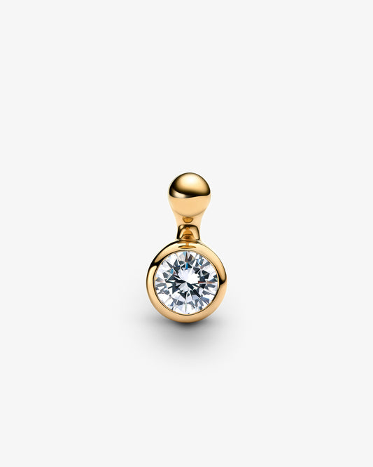Maria Black Mermaid Single Earring in gold-plated sterling silver