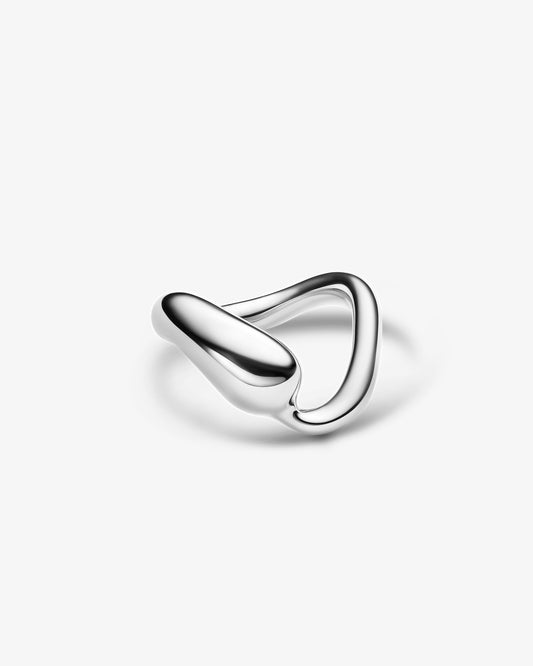 Maria Black Splash Ring in 925 sterling silver