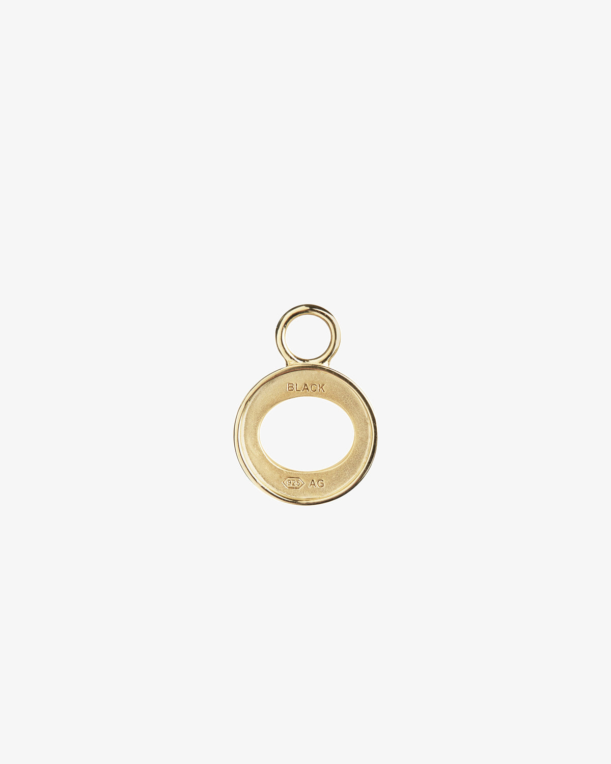 Maria Black Tyra Earring Charm in gold-plated sterling silver, front view