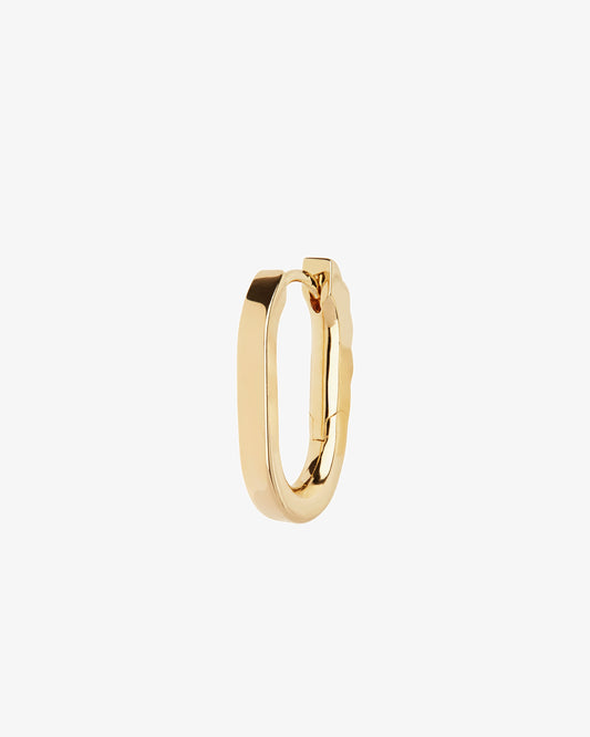 Maria Black Woods Huggie Single Earring in gold-plated sterling silver
