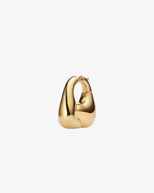 Maria Black Weekender Large Single Earring in gold-plated sterling silver