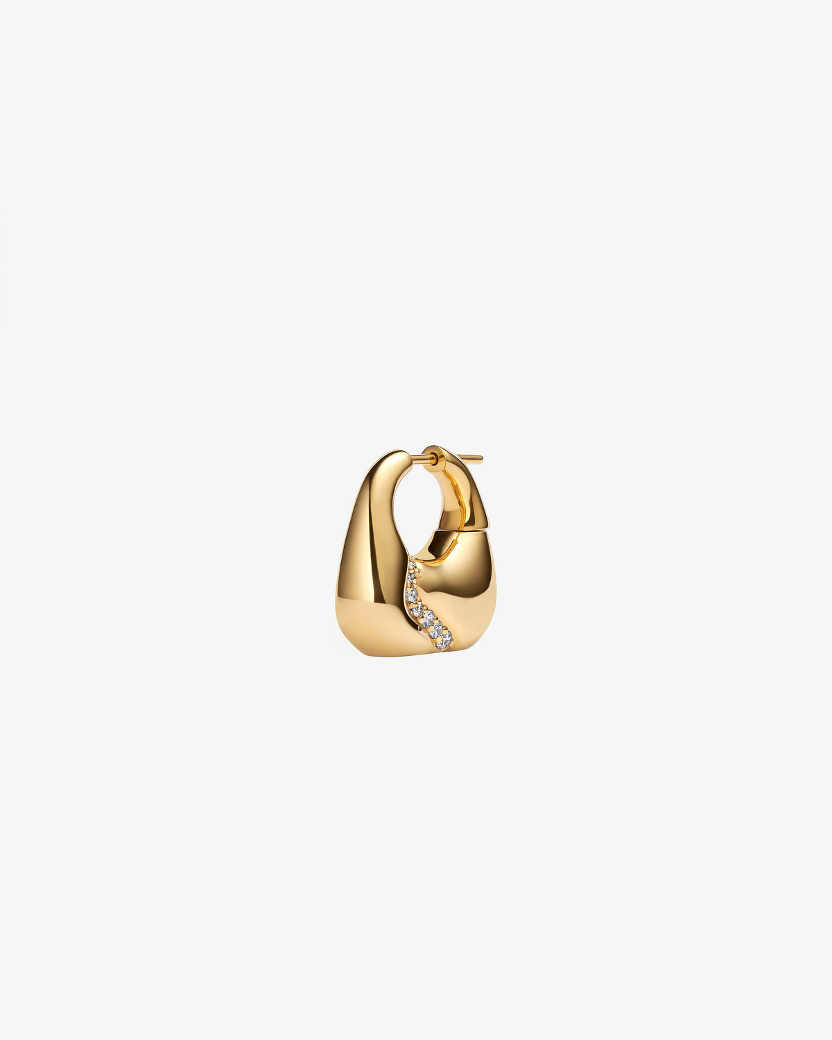 Maria Black Weekender Flash Single Earring in gold-plated sterling silver