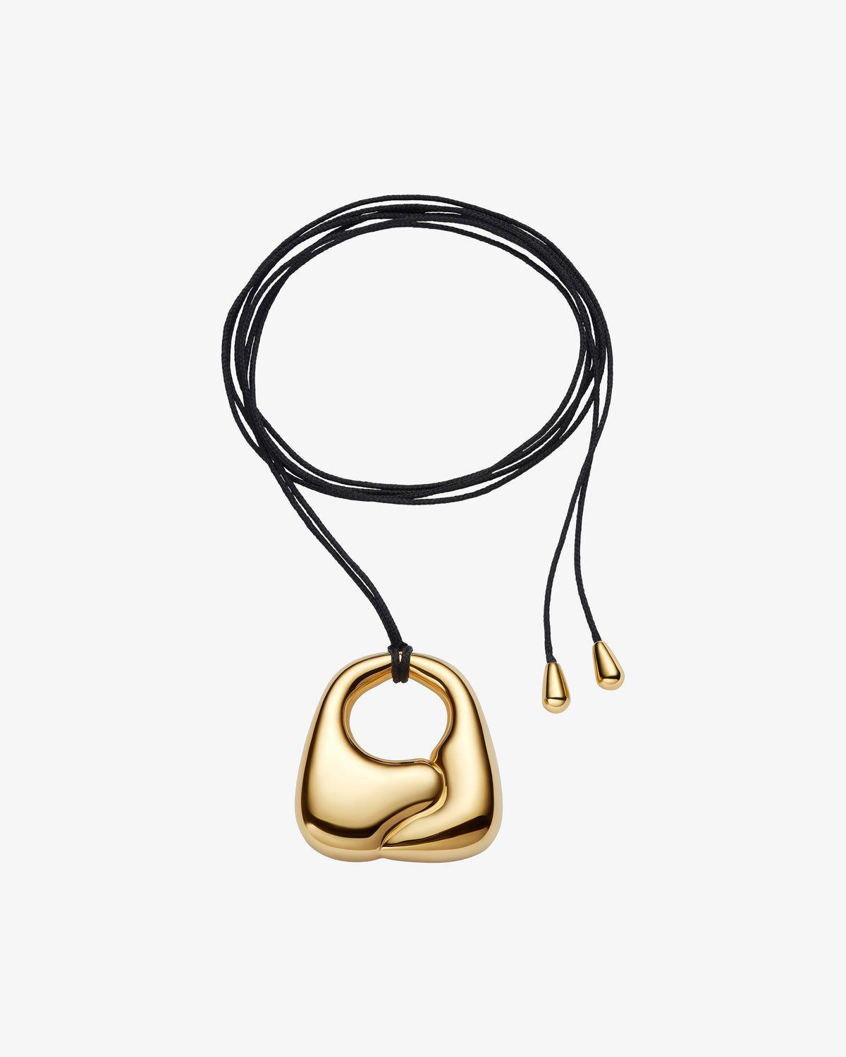 Maria Black Weekender Large Necklace in gold-plated sterling silver