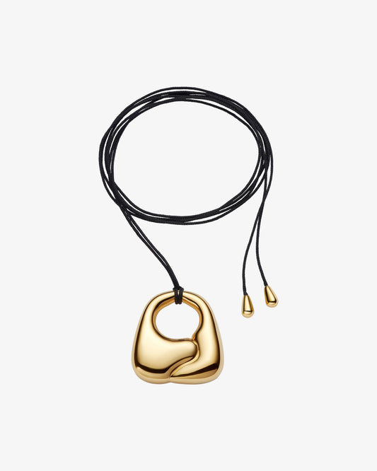 Maria Black Weekender Large Necklace in gold-plated sterling silver