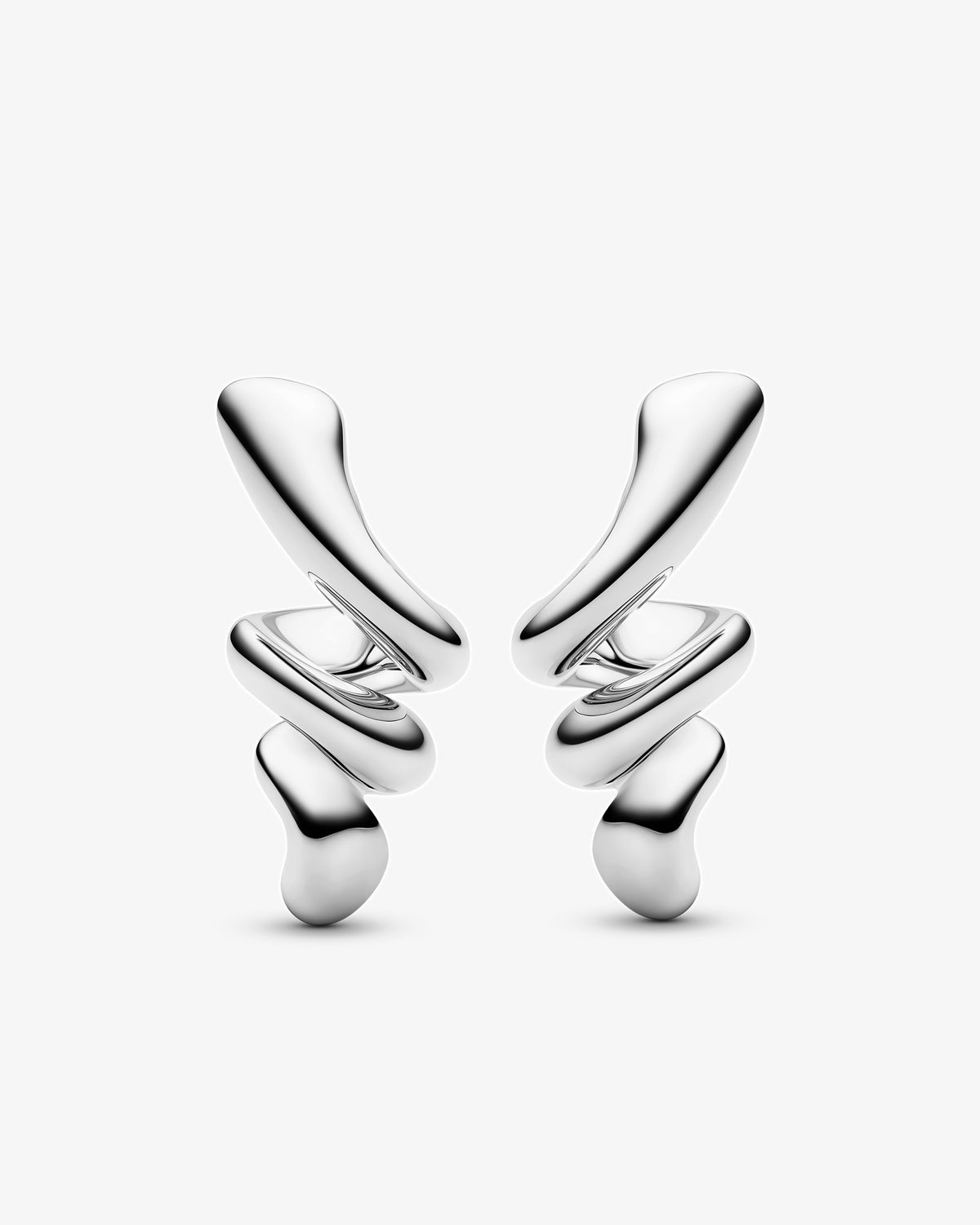 Maria Black Coil Small Earrings in 925 sterling silver