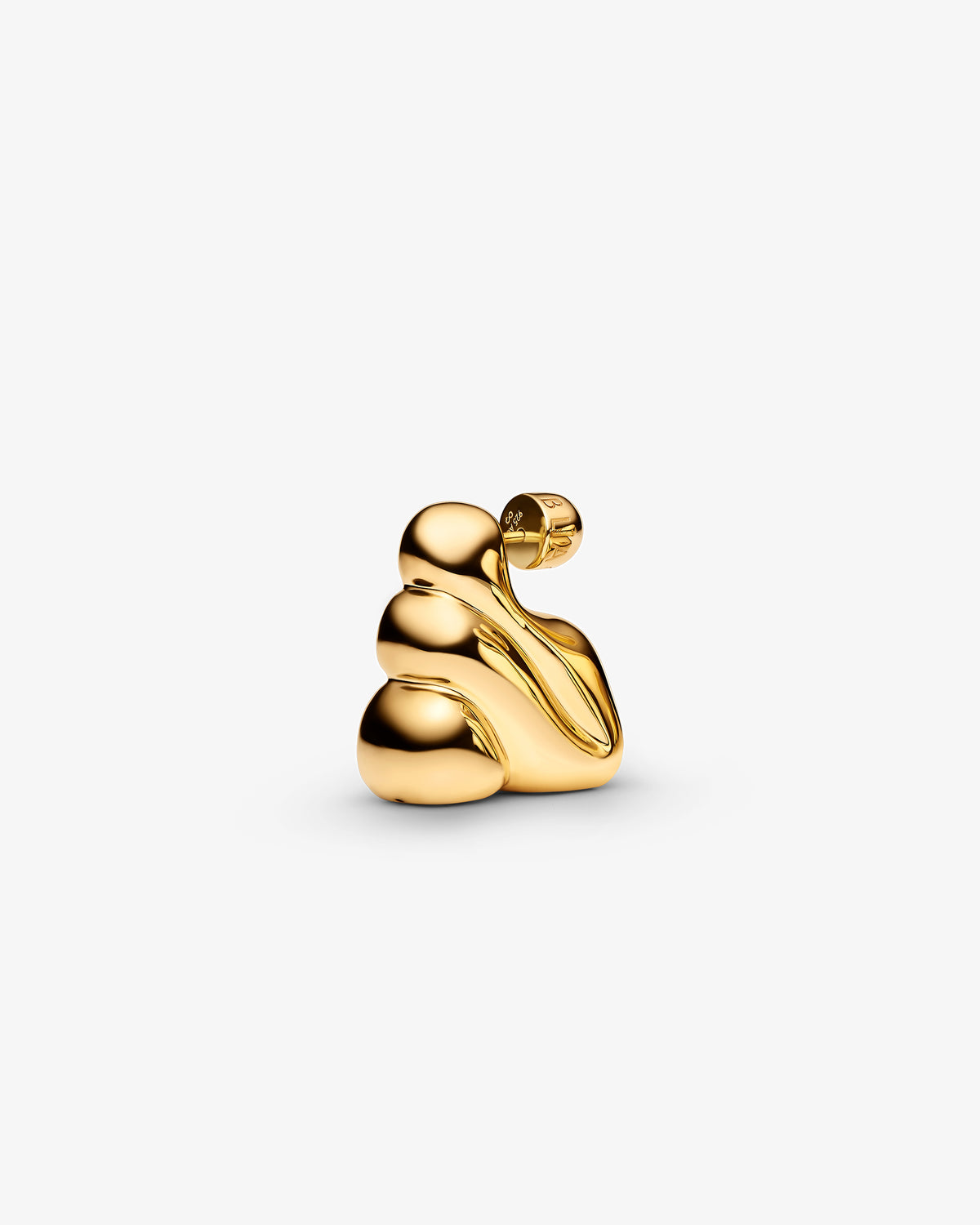 Maria Black Bogota Medium Single Earring in gold-plated sterling silver