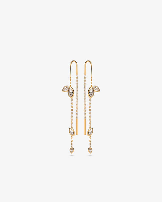 Maria Black Swift Earrings 04 in gold-plated sterling silver