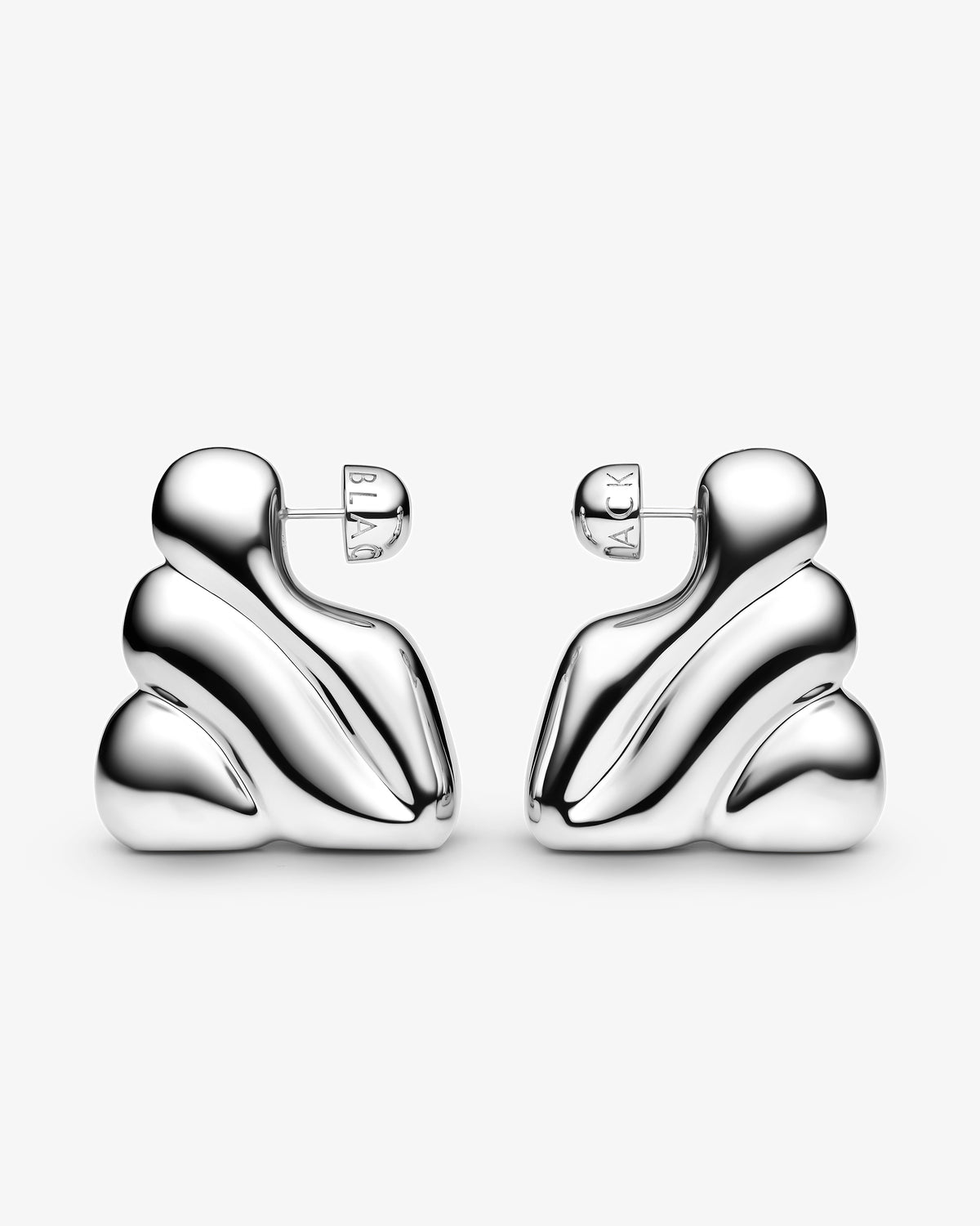 Maria Black Bogota Large Earrings in 925 sterling silver, pair view