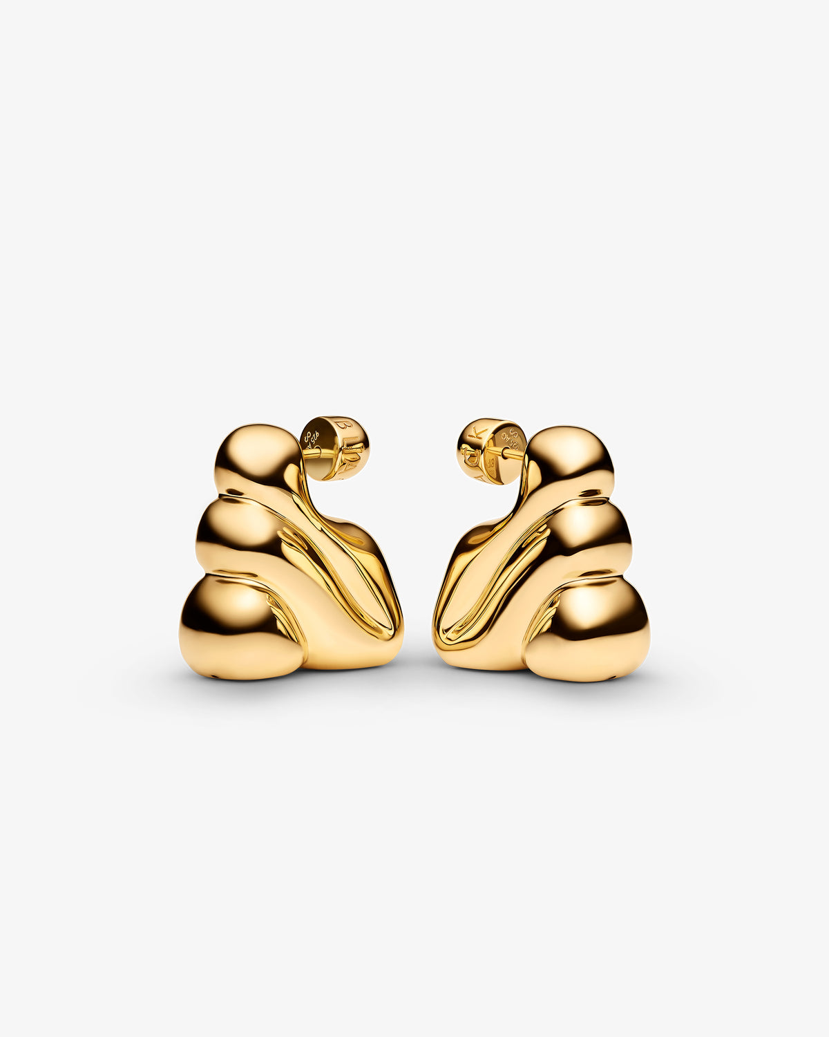 Maria Black Bogota Medium Earrings in gold-plated sterling silver