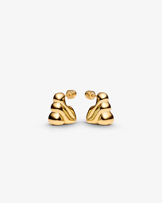 Maria Black Bogota Small Earrings in gold-plated sterling silver