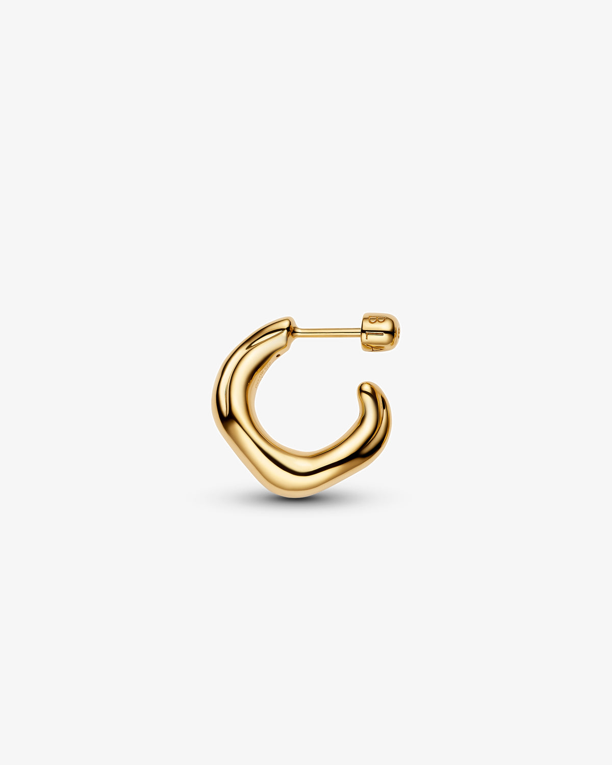 Maria Black Anil Small Hoop Single Earring in gold-plated sterling silver