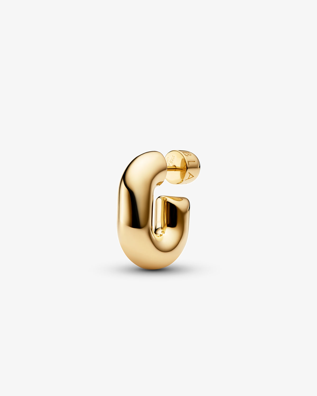 Maria Black Forma Large Hoop Single Earring in gold-plated sterling silver