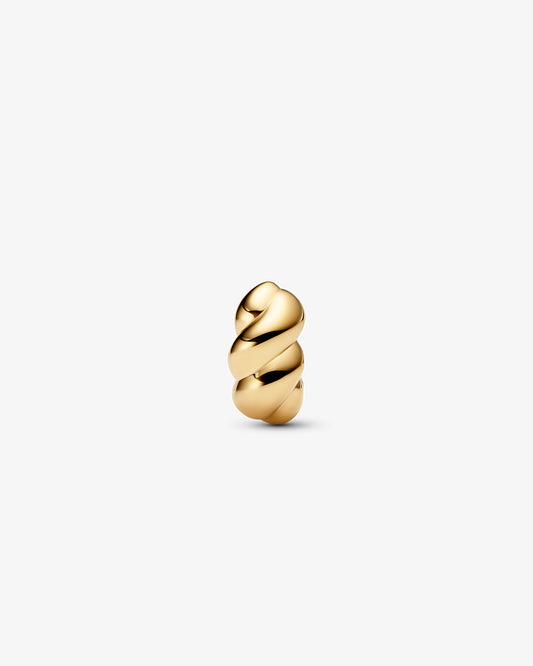 Maria Black Robe Small Single Earring in gold-plated sterling silver