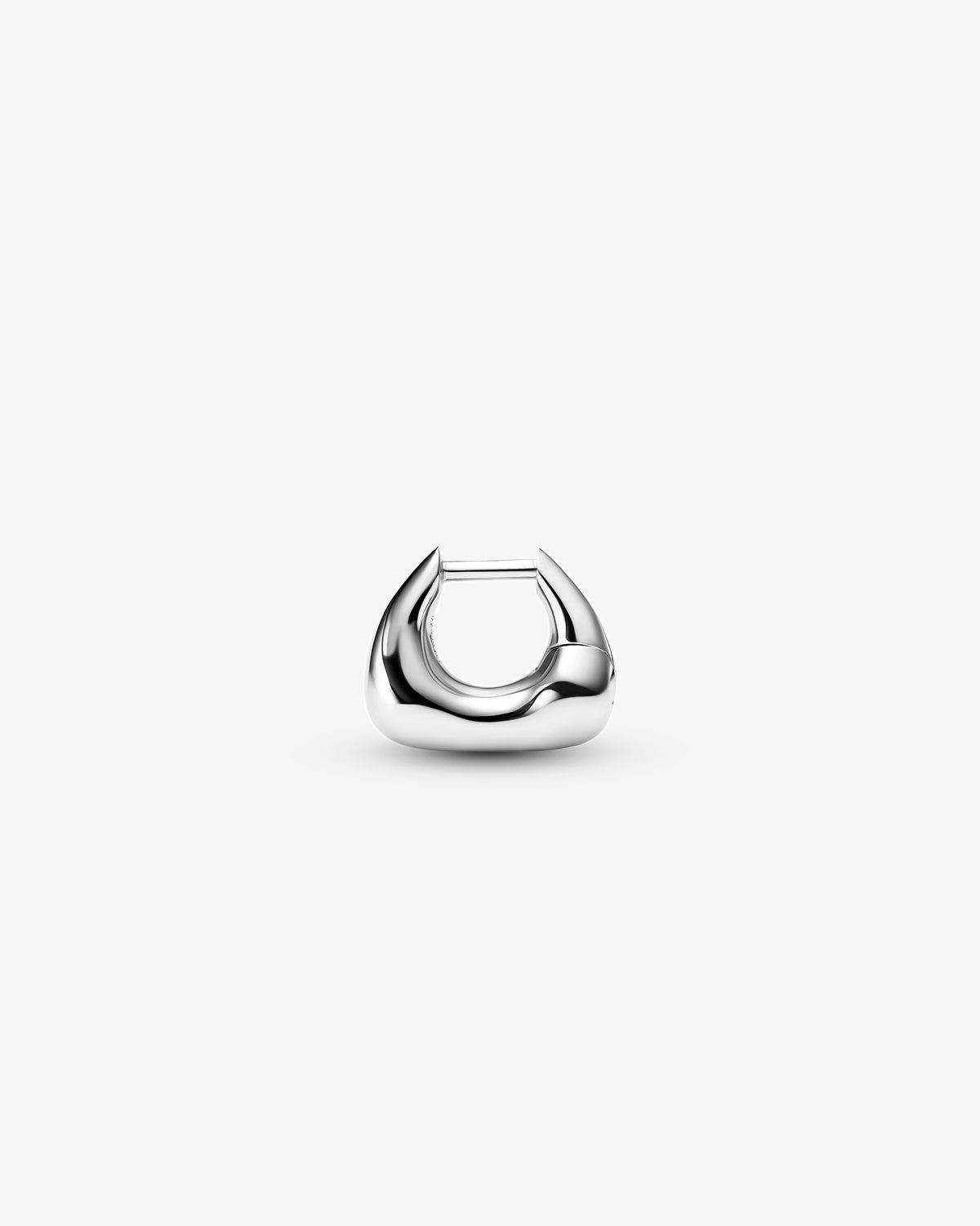 Maria Black Satchel Huggie Single Earring in 925 sterling silver