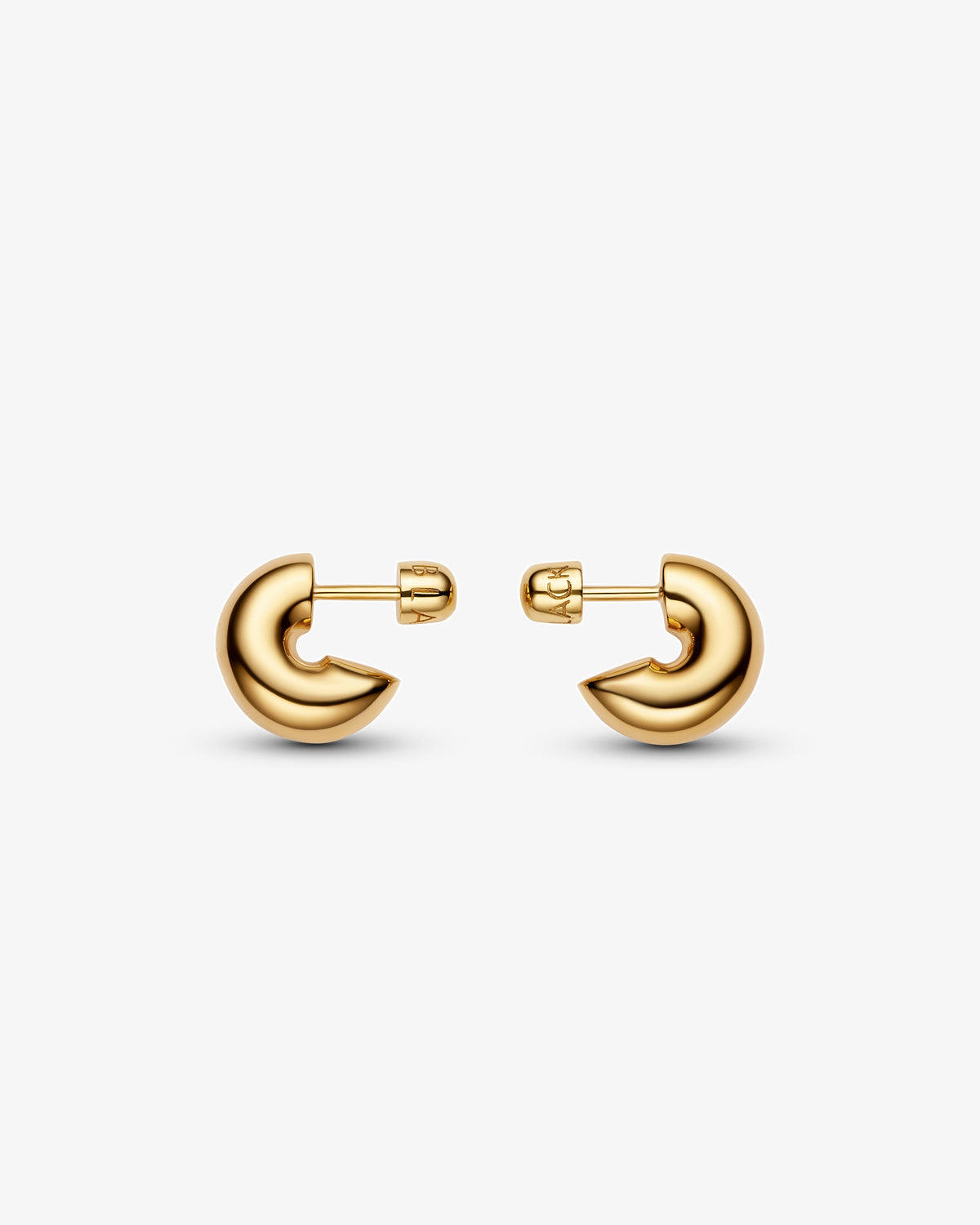 Maria Black Prima Small Hoops in gold-plated sterling silver