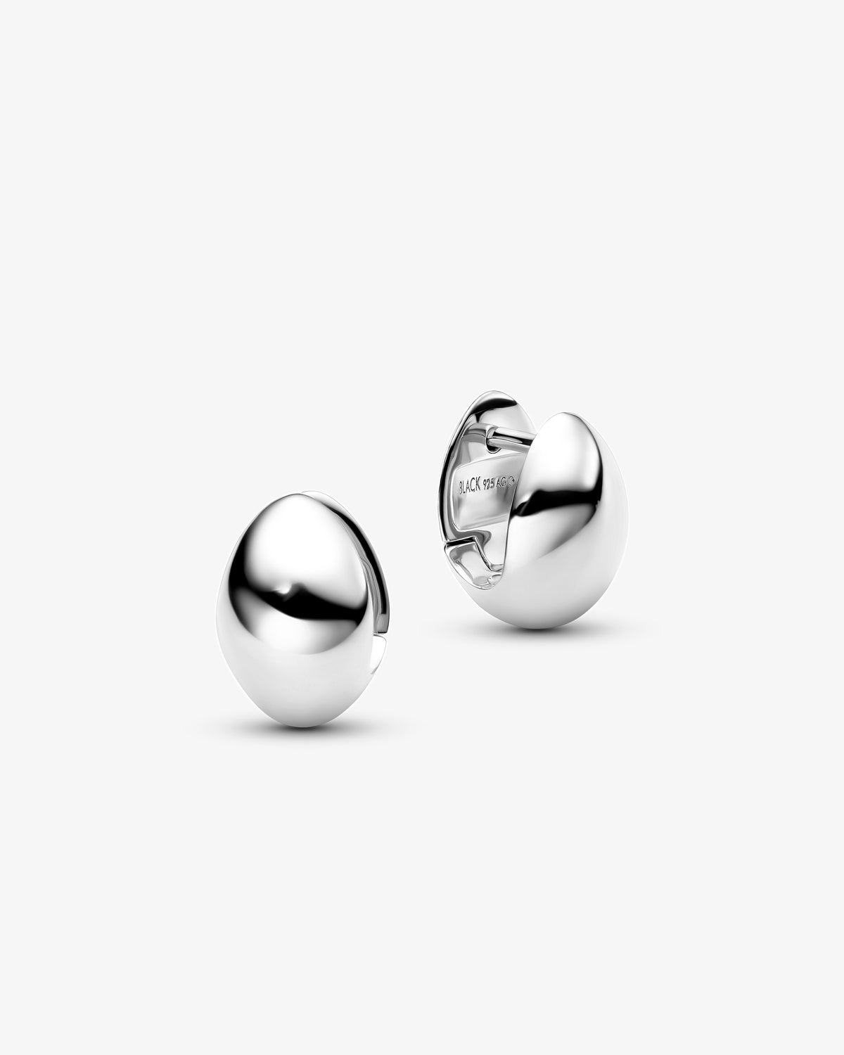 Maria Black Finney Huggies in 925 sterling silver