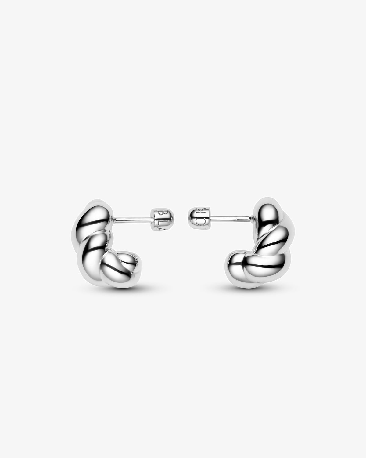 Maria Black Robe Small Earrings in 925 sterling silver