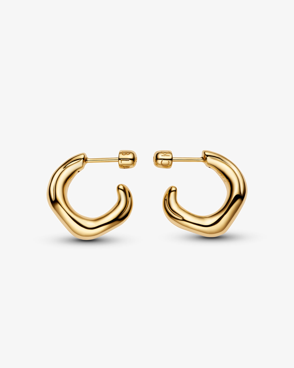Maria Black Anil Small Hoops in gold-plated sterling silver