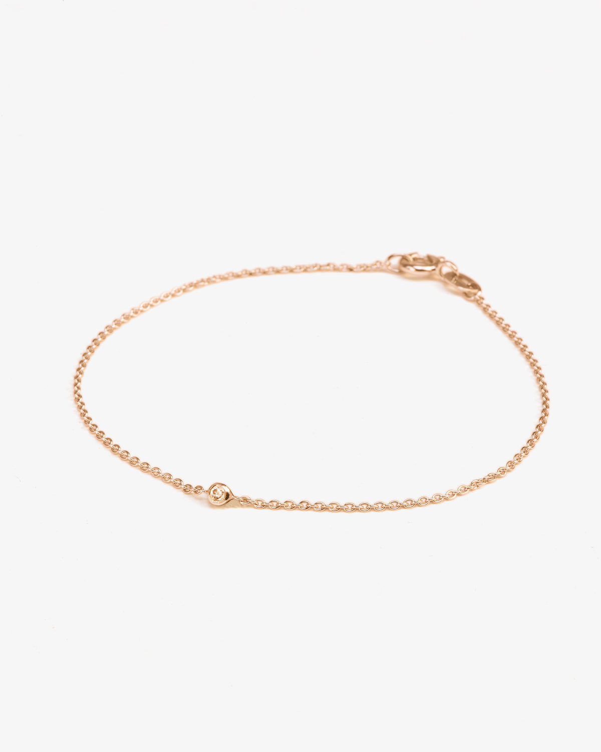 Wouters & Hendrix Gold 18K White Gold Diamond Chain Bracelet