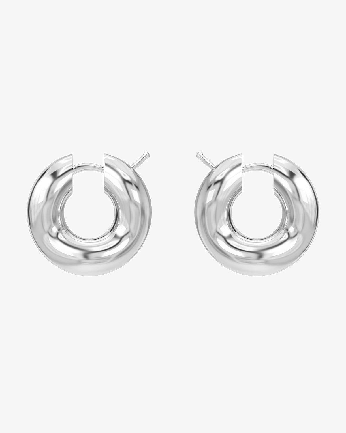 Charlotte Chesnais Wave Blow Hoop Earrings