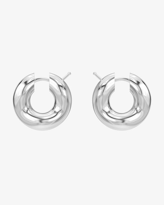 Charlotte Chesnais Wave Blow Hoop Earrings