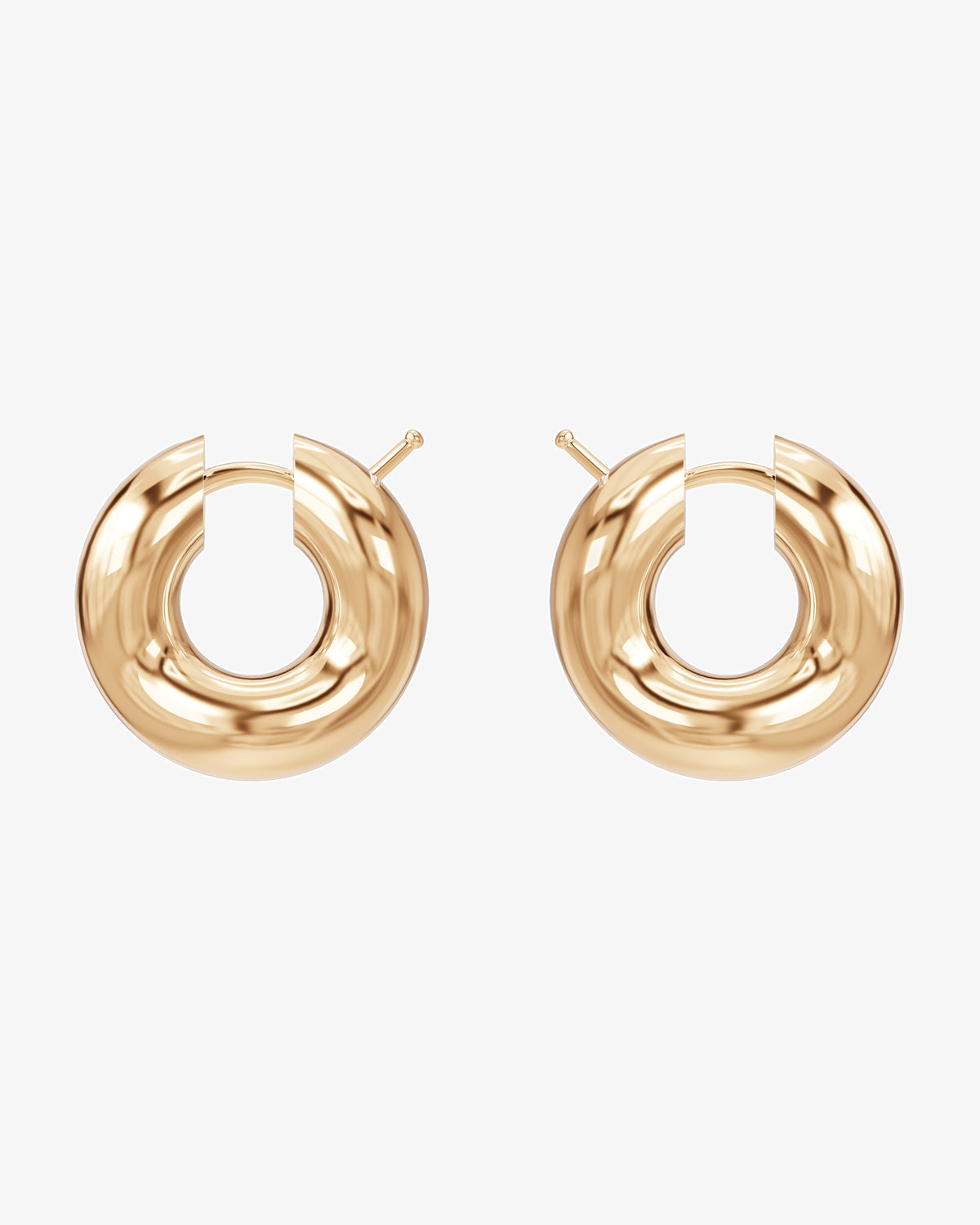 Charlotte Chesnais Wave Blow Hoop Earrings