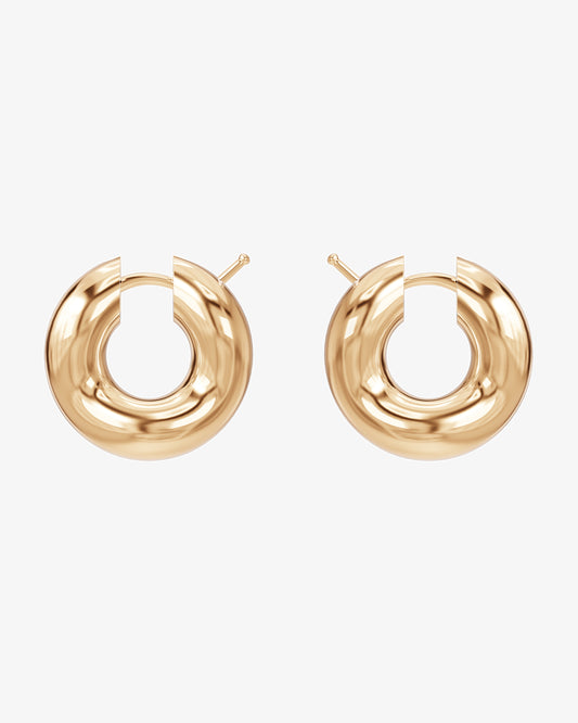 Charlotte Chesnais Wave Blow Hoop Earrings