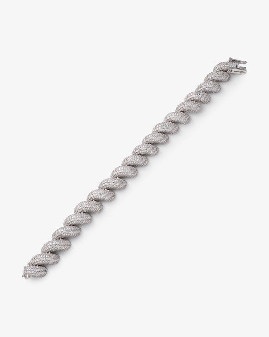 Eddie Borgo Torsade Pavé Bracelet