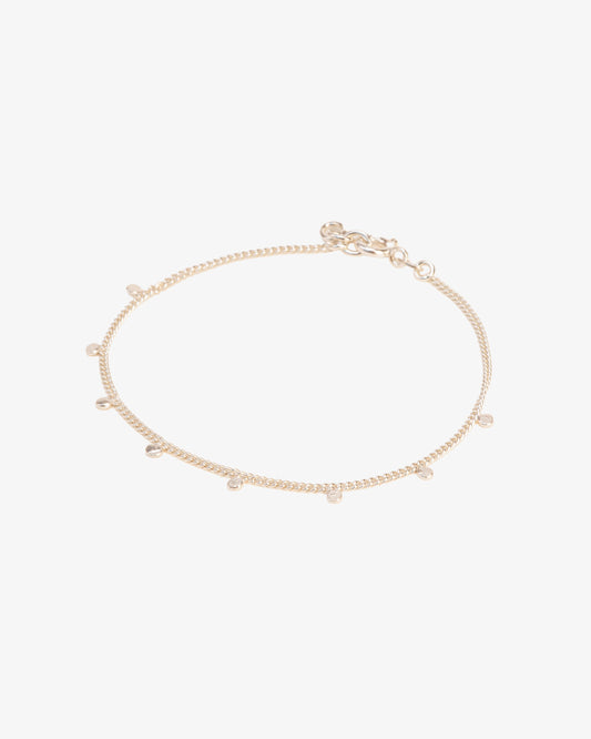 Wouters & Hendrix Hammered Charm Bracelet