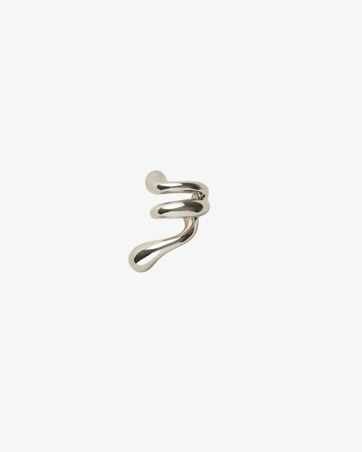 Panconesi Blow Up Forma Ear Cuff in rhodium-plated copper