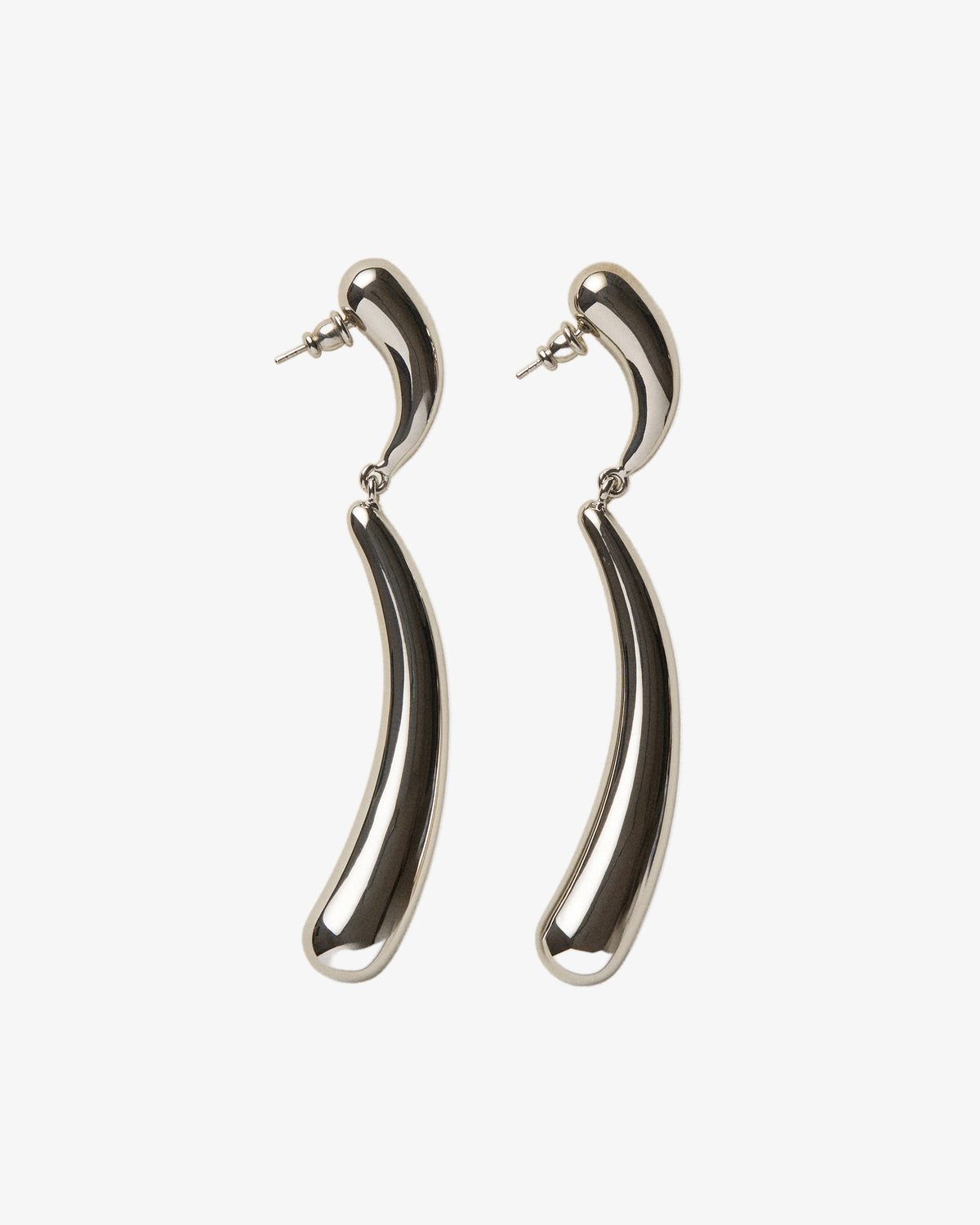 Panconesi Blow Up Forma Earrings in rhodium-plated copper