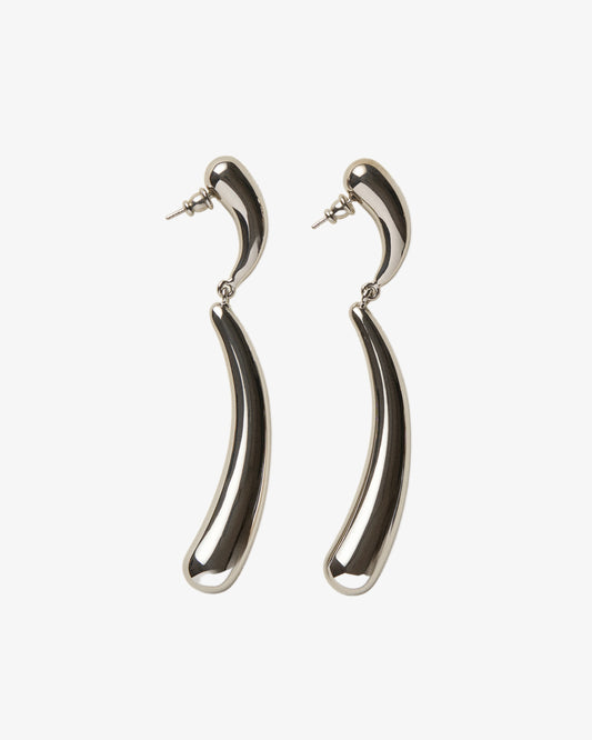 Panconesi Blow Up Forma Earrings in rhodium-plated copper
