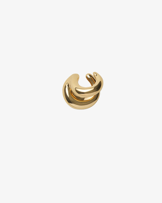 Panconesi Blow Up Stellar Ear Cuff in 18-karat gold-plated copper