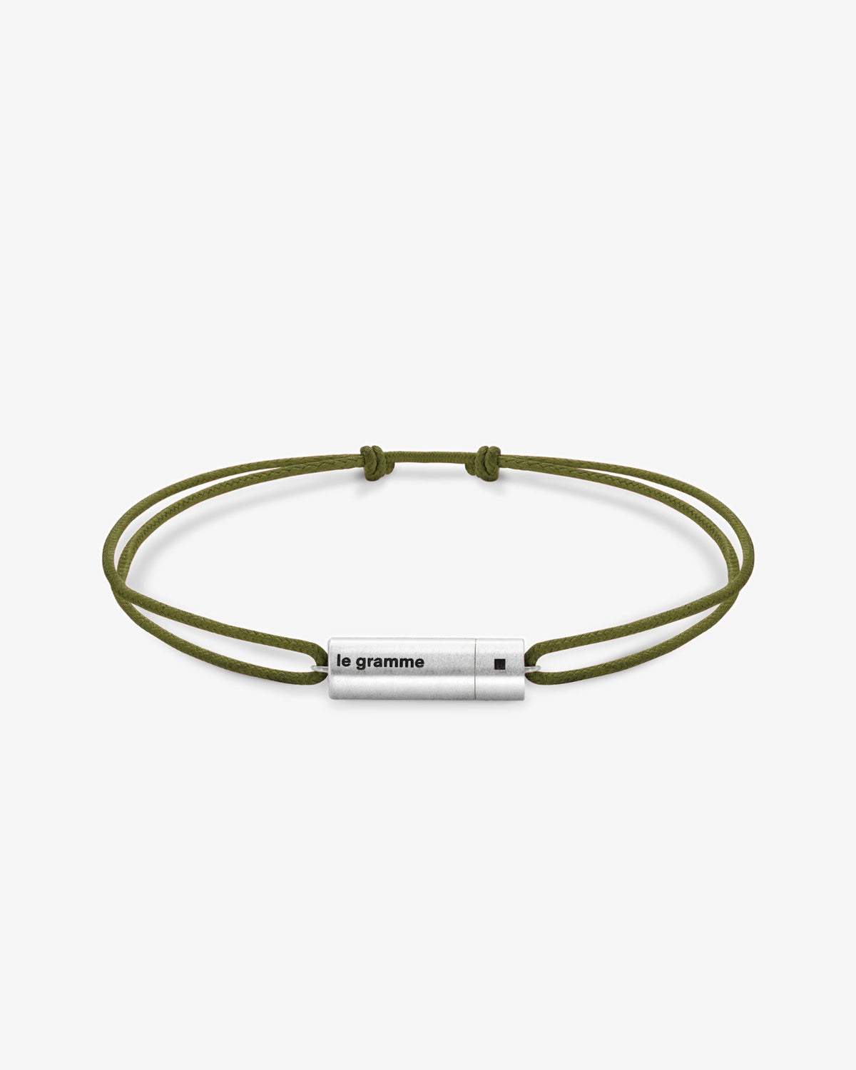 Le gramme 5g cable khaki cord bracelet