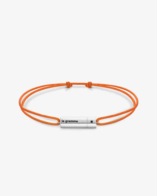 Le gramme 5g cable orange cord bracelet