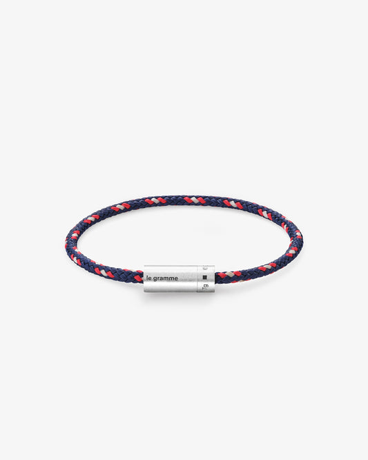 Le gramme 7g brushed navy red technical nato bracelet